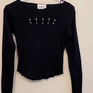 Express rare vintage top. Black size small